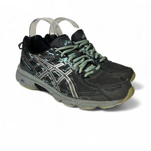 ASICS Gel Venture 6 black & green shoes